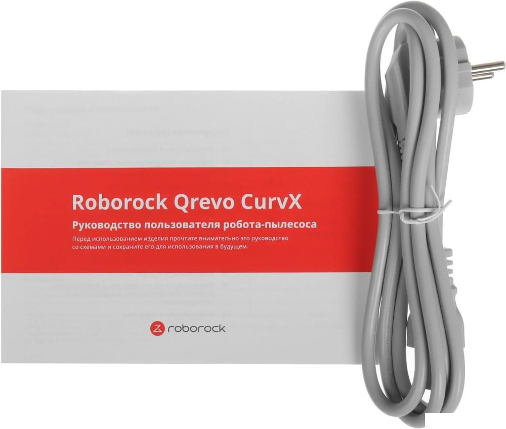 Робот-пылесос Roborock CurvX QRCX02-02 (евровилка, с русской озвучкой, белый)