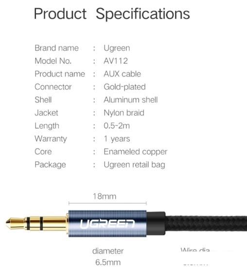 Кабель Ugreen AV112 60179