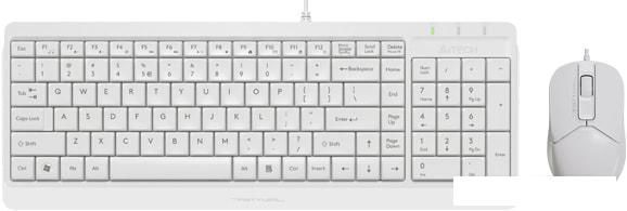 Офисный набор A4Tech Fstyler F1512 (белый)