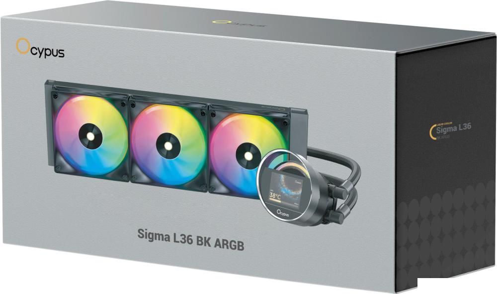 Система жидкостного охлаждения для процессора Ocypus Sigma L36 BK ARGB Sigma-L36-BK3AAWWN00X-GL