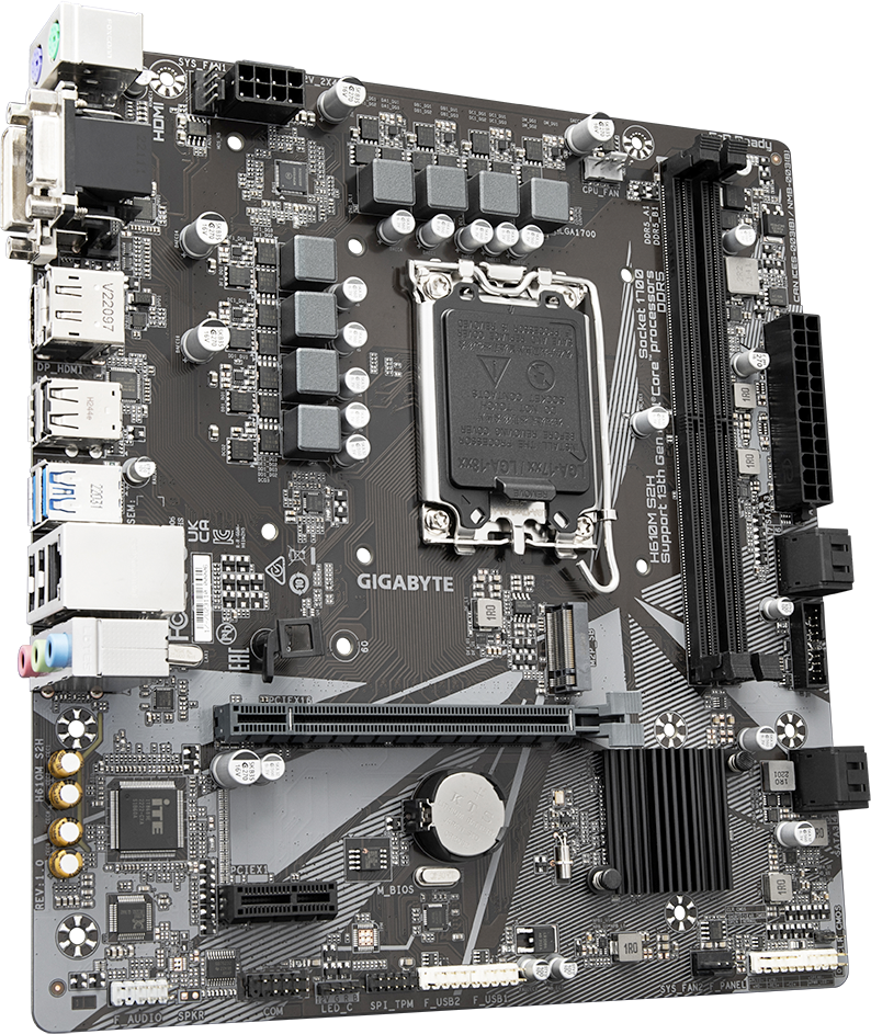 Материнская плата Gigabyte H610M S2H (rev. 1.0)