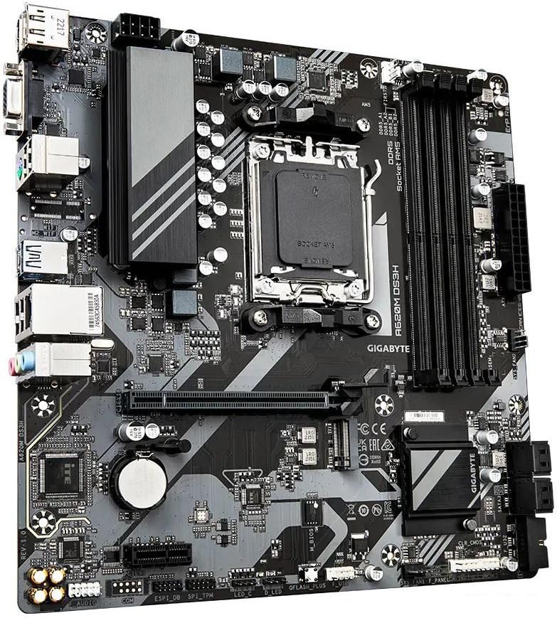 Материнская плата Gigabyte A620M DS3H (rev. 1.0)