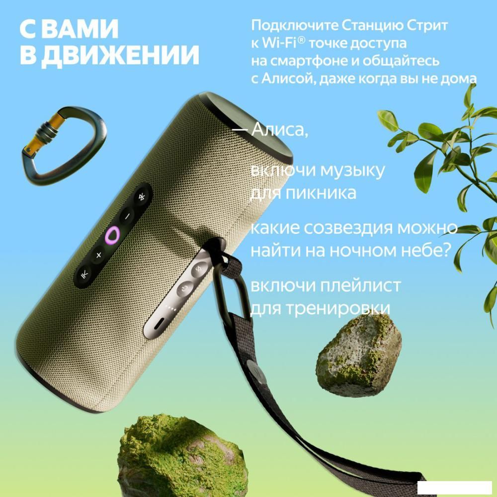 Умная колонка Яндекс Станция Стрит (зеленый)