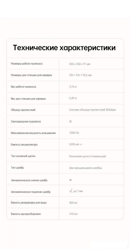 Робот-пылесос Dreame Robot Vacuum L10s Pro Gen 2 RLL42SDA (международная версия, белый)