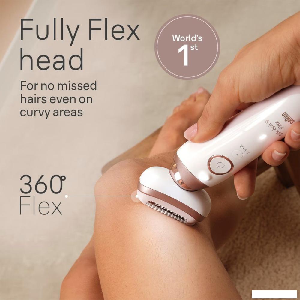 Эпилятор Braun Silk-epil 9 Flex 9-030 3D Wet &amp; Dry