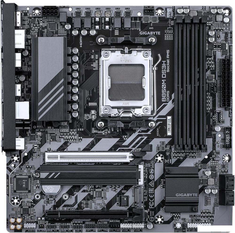 Материнская плата Gigabyte B850M DS3H (rev. 1.2)