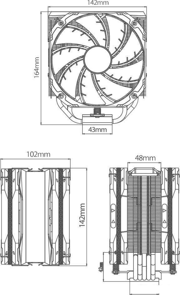 Кулер для процессора DeepCool AS500 Plus R-AS500-BKNLMP-G