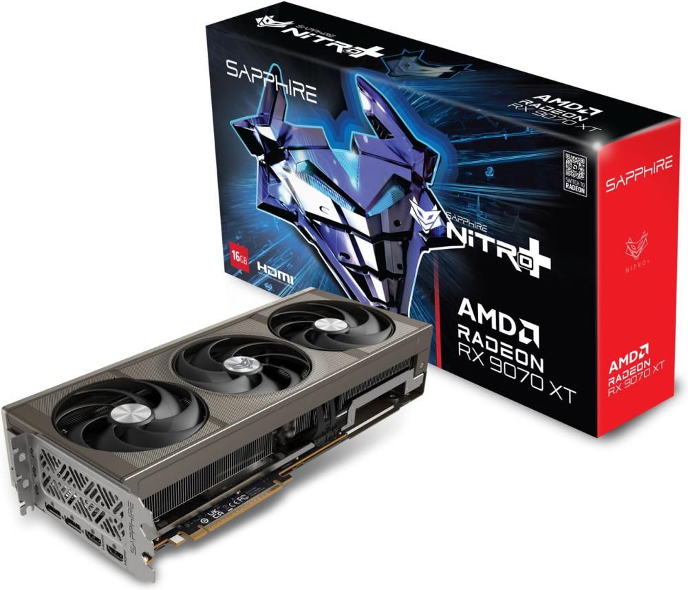 Видеокарта Sapphire Nitro+ Radeon RX 9070 XT 11348-01-20G