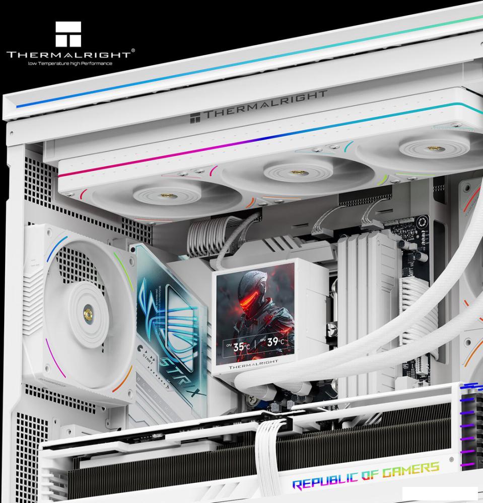 Система жидкостного охлаждения для процессора Thermalright Peerless Vision 360 UB ARGB (белый)