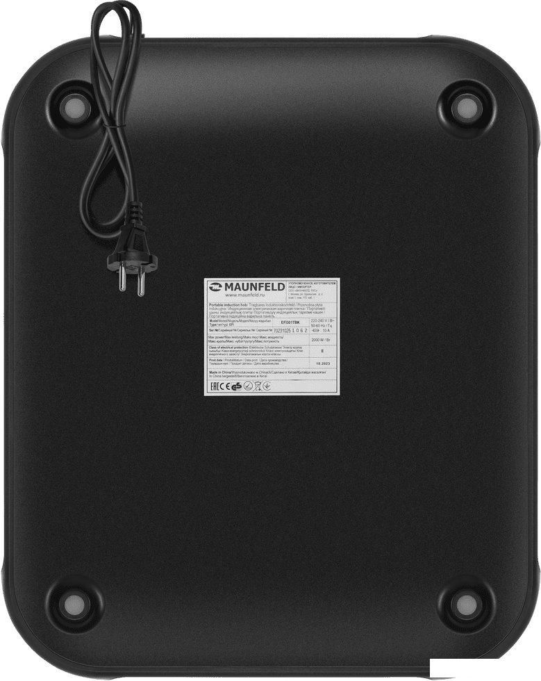 Настольная плита MAUNFELD EFI301TBK
