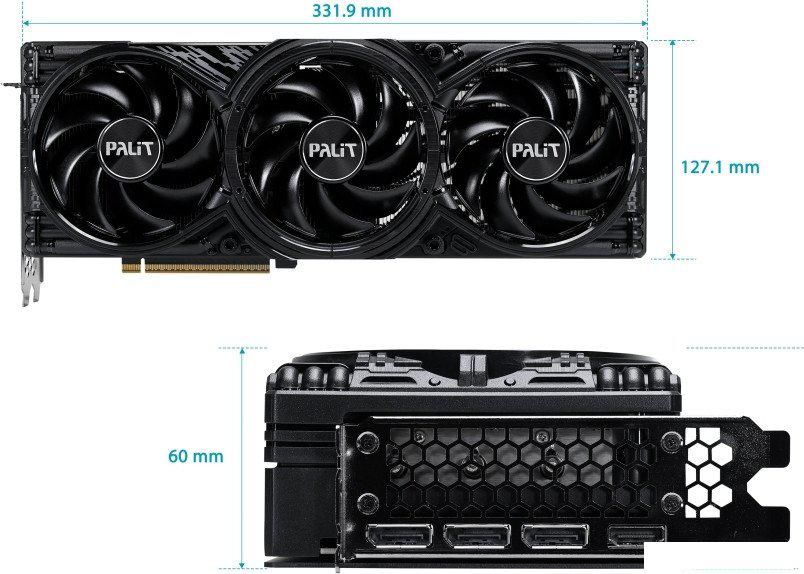 Видеокарта Palit GeForce RTX 5070 Ti GamingPro V1 NE7507T019T2-GB2031Y
