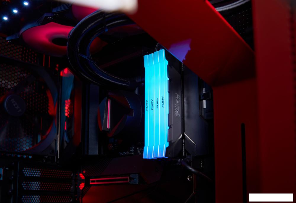 Оперативная память Kingston FURY Renegade RGB 2x8ГБ DDR4 3200МГц KF432C16RB2AK2/16
