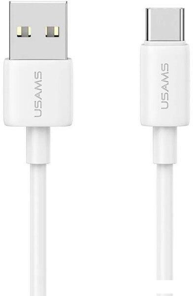 Кабель Usams SJ708 USB Type-A - USB Type-C (1 м, белый)