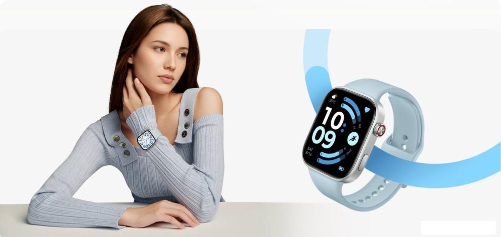 Умные часы Xiaomi Redmi Watch 6 M2523W1 (голубой, международная версия)
