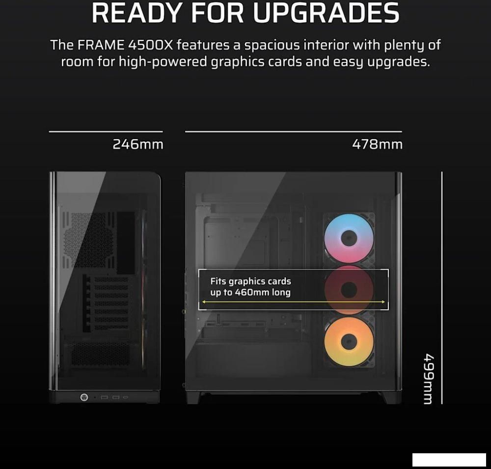 Корпус Corsair Frame 4500X RS-R ARGB CC-9011314-WW