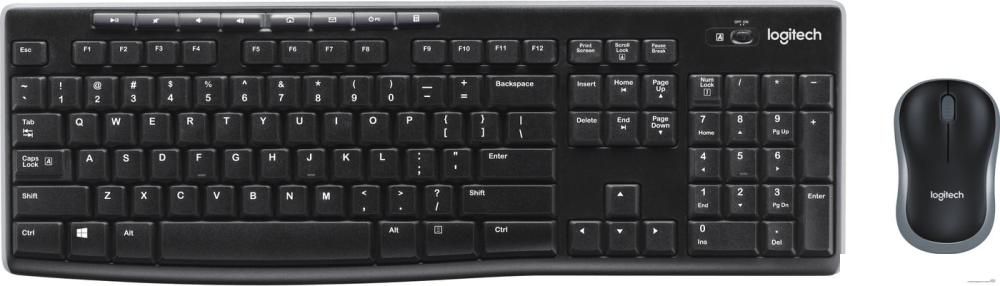 Офисный набор Logitech Wireless Combo MK270 920-003381 (с гравировкой)