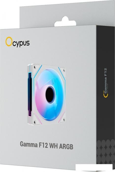 Вентилятор для корпуса Ocypus Gamma F12 WH ARGB