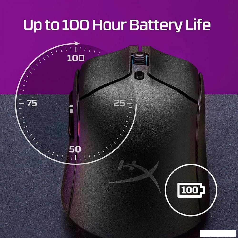 Игровая мышь HyperX Pulsefire Haste 2 Wireless (черный)