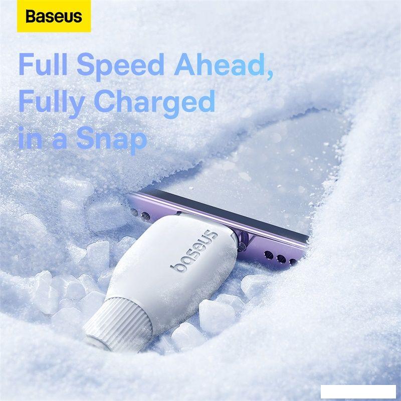 Кабель Baseus Pudding Series Fast Charging Cable 2.4A USB Type-A - Lightning (1.2 м, белый)