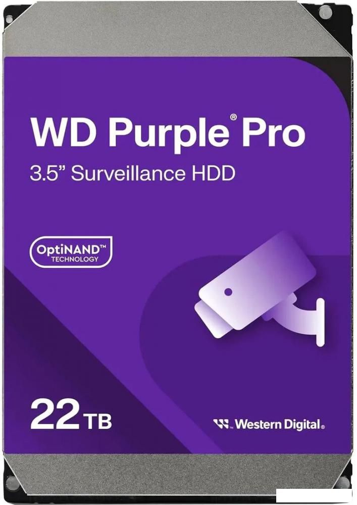 Жесткий диск WD Purple Pro 22TB WD221PURP