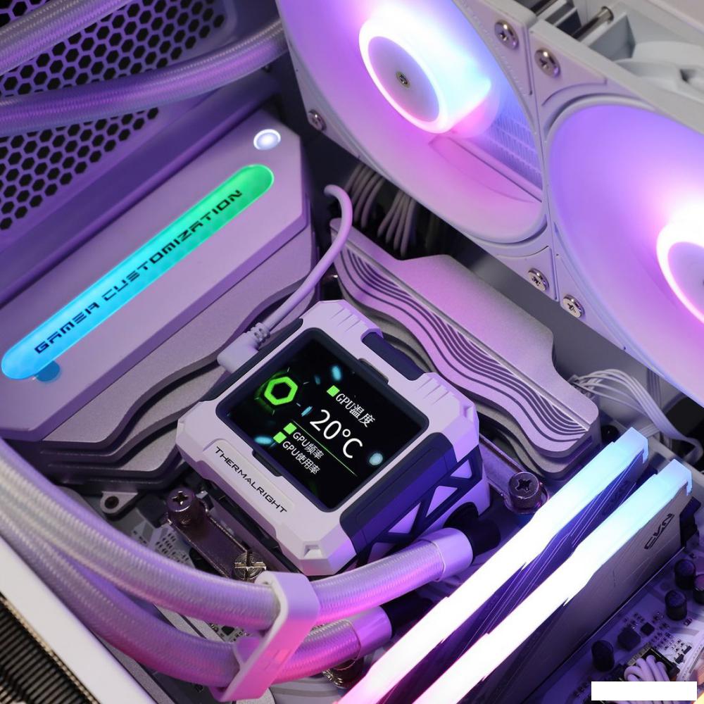 Система жидкостного охлаждения для процессора Thermalright Frozen Warframe 360 ARGB (белый)