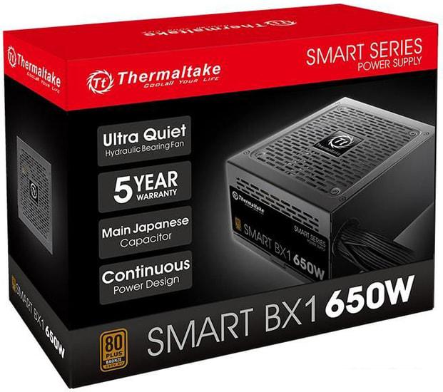 Блок питания Thermaltake Smart BX1 650W PS-SPD-0650NNSABE-1
