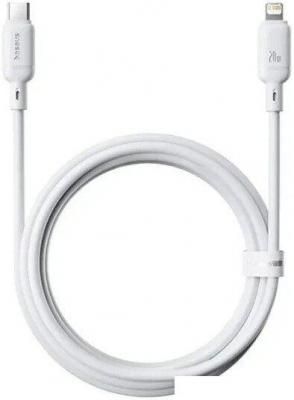 Кабель Baseus Silky Series Fast Charging Cable USB Type-C - Lightning (2 м, белый)