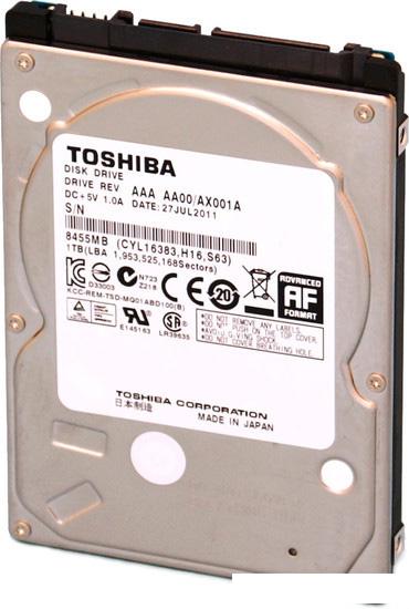 Жесткий диск Toshiba MQ01ABD 1TB (MQ01ABD100)