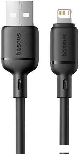 Кабель Baseus Silky Series Fast Charging Cable USB Type-A - Lightning (2 м, черный)