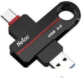 USB Flash Netac US18 USB 3.2+TypeC 32GB NT03US18C-032G-32BK