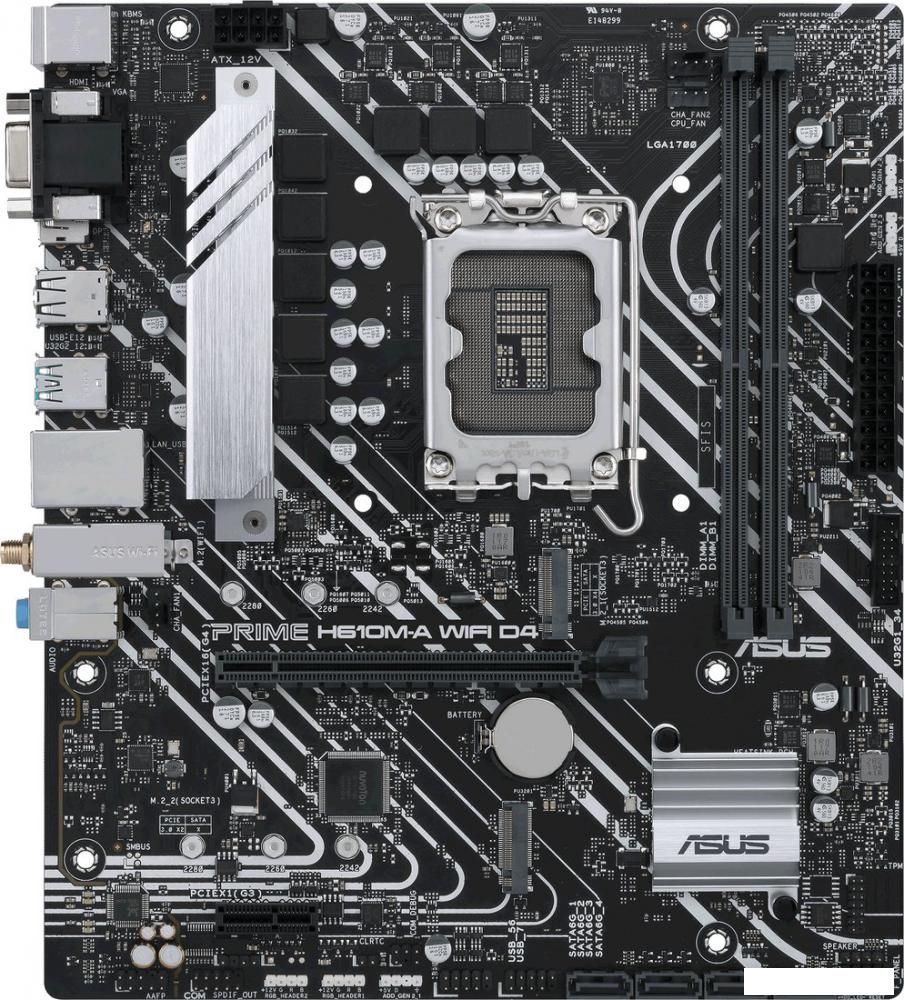 Материнская плата ASUS Prime H610M-A WiFi D4