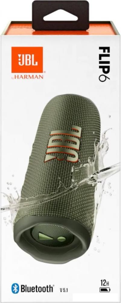 Беспроводная колонка JBL Flip 6 (зеленый)