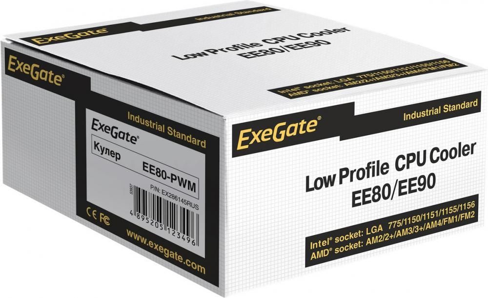 Кулер для процессора ExeGate EE80-PWM EX286145RUS