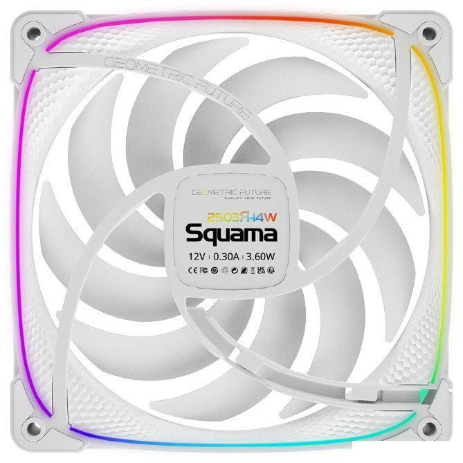 Вентилятор для корпуса Geometric Future Squama 2503R-14 (белый)