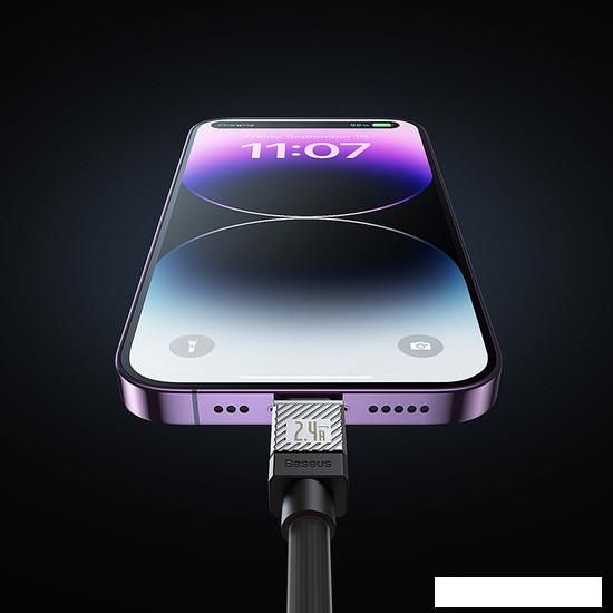 Кабель Baseus CoolPlay Series Fast Charging Data Cable 2.4A USB Type-A - Lightning (2 м, черный)
