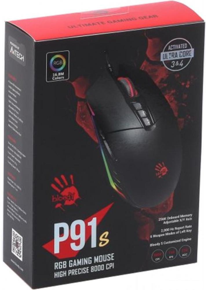 Игровая мышь A4Tech Bloody P91S (черный)