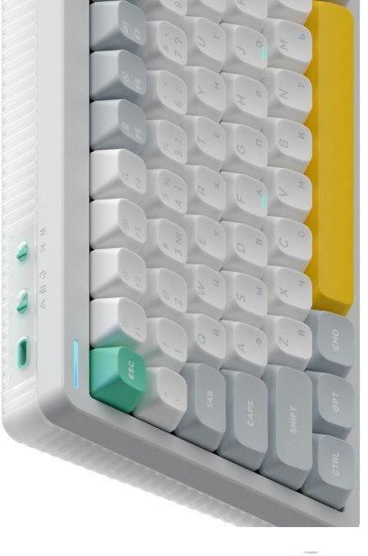 Клавиатура NuPhy Halo75 V2 Ionic White (Mint Switch)