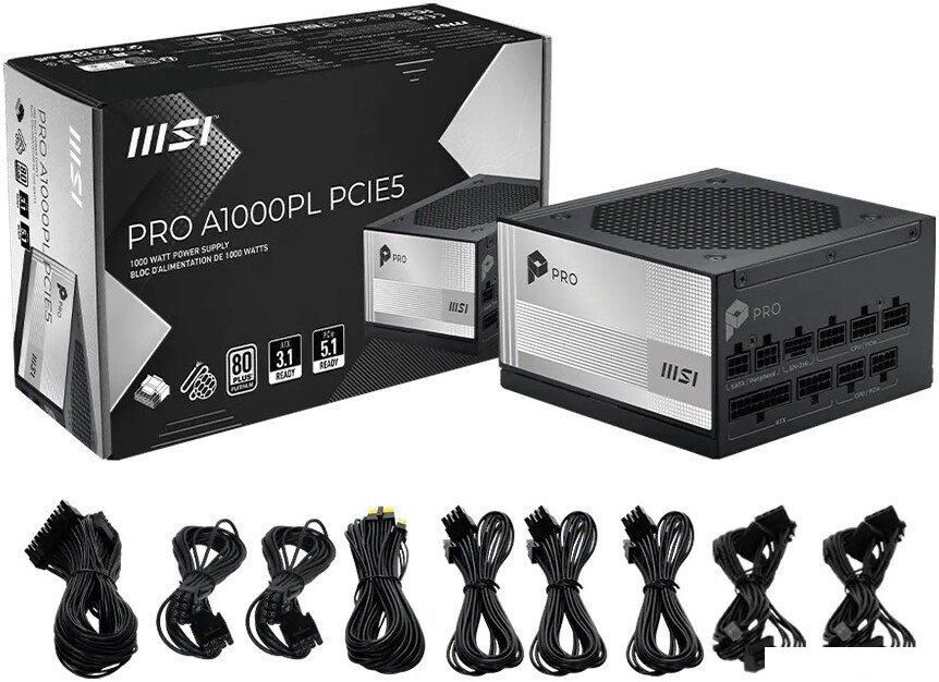 Блок питания MSI PRO A1000PL PCIE5