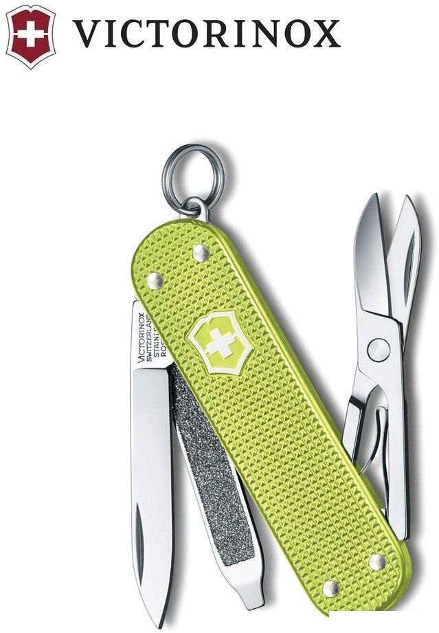 Мультитул Victorinox Classic Alox SD Colors (лаймовый)