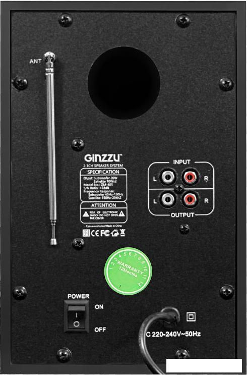 Акустика Ginzzu GM-405