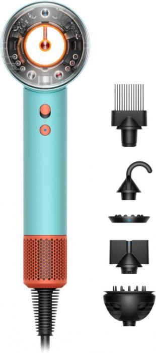 Фен Dyson HD16 Supersonic Nural Curly+Coily (евровилка, керамическая патина/топаз)
