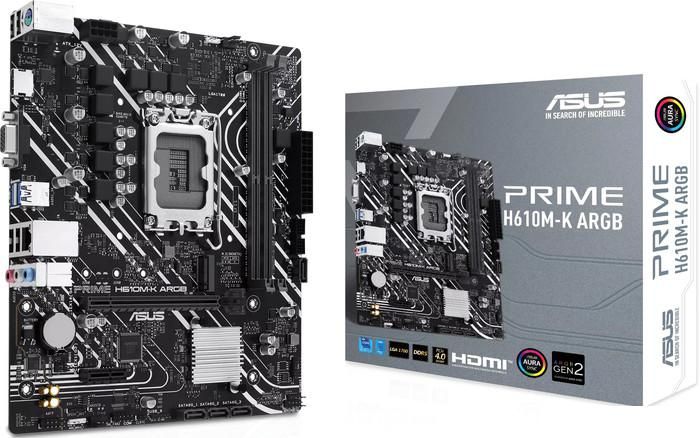 Материнская плата ASUS Prime H610M-K ARGB