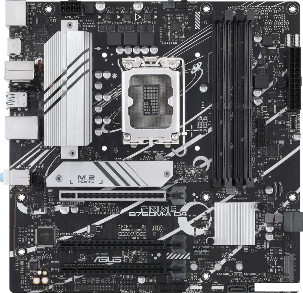Материнская плата ASUS Prime B760M-A D4-CSM