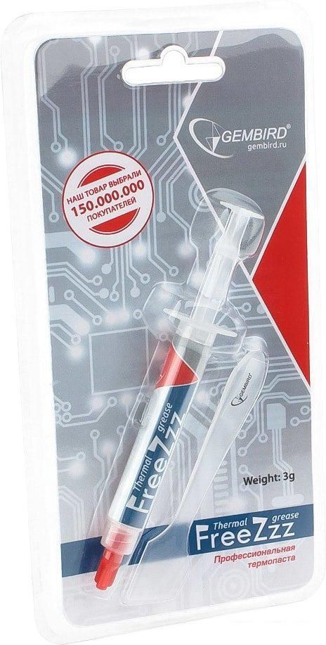 Термопаста Gembird FreeZzz GF-01-3 (3 г)