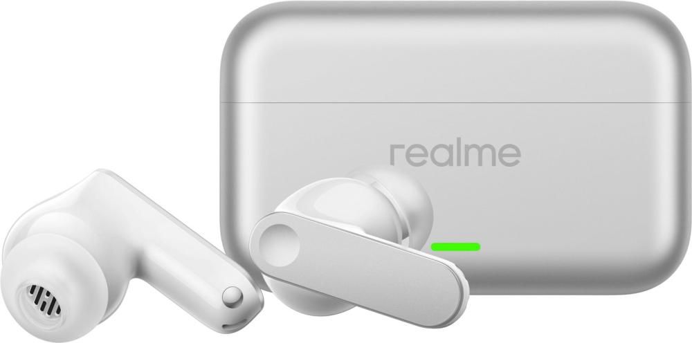 Наушники Realme Buds T500 Pro (белый/серебристый)