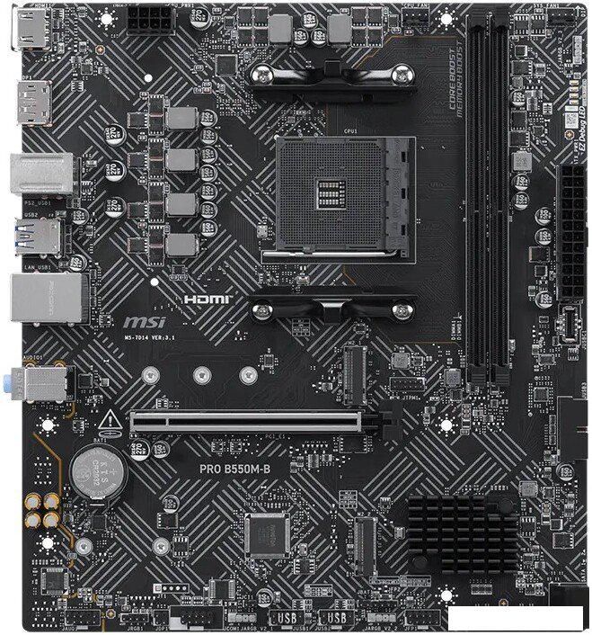 Материнская плата MSI Pro B550M-B