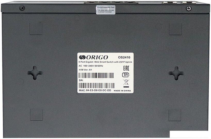 Управляемый коммутатор 2-го уровня Origo OS2410/A1A