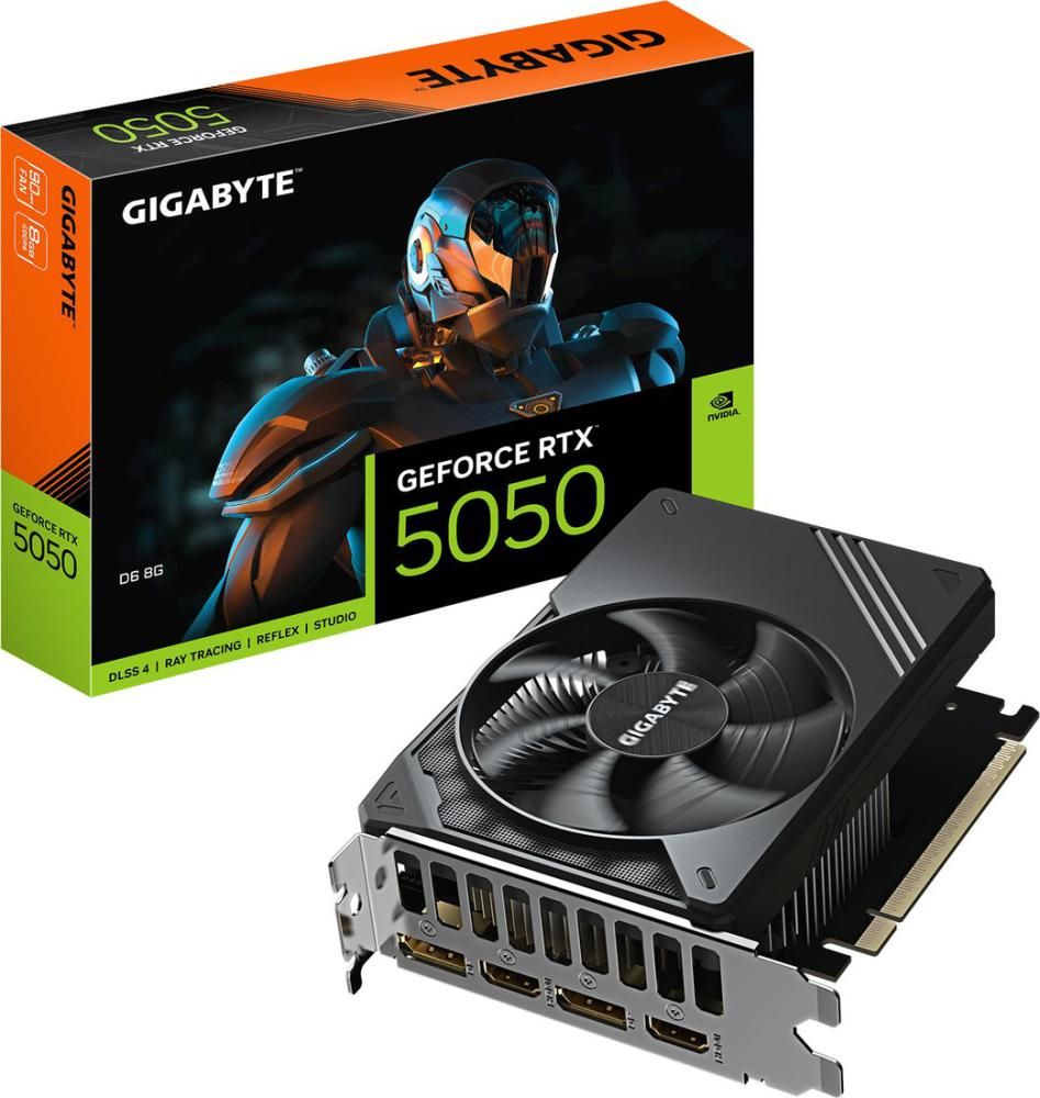 Видеокарта Gigabyte GeForce RTX 5050 D6 8G GV-N5050D6-8GD