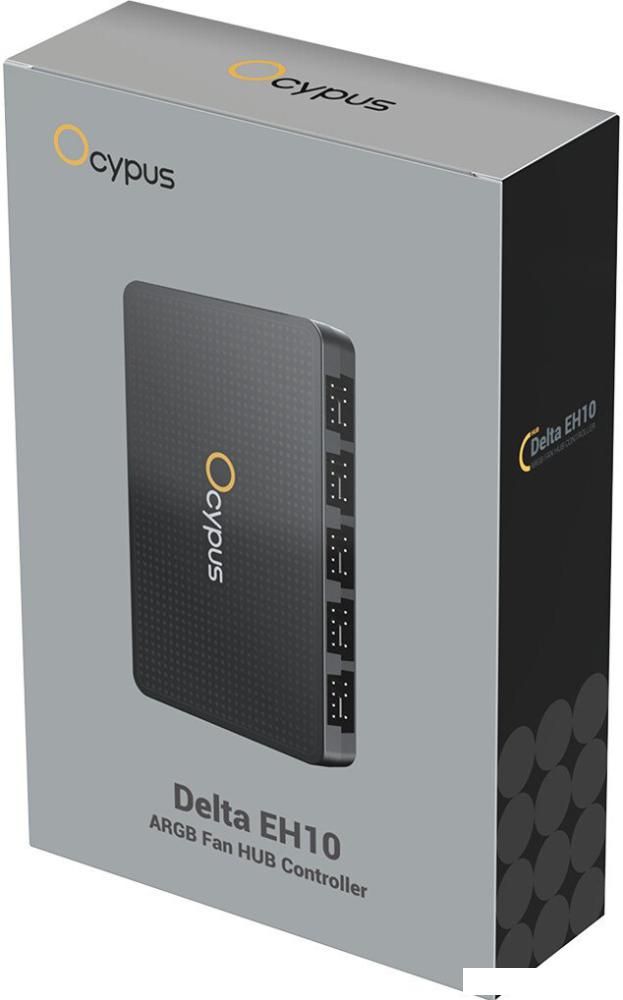 Контроллер скорости и подсветки вентиляторов Ocypus Delta EH10 (черный)