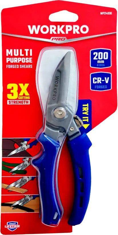 Ножницы по металлу Workpro WP214030